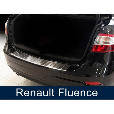 Накладка на задний бампер Renault Fluence (2013-) бренд – Avisa главное фото